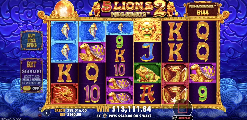 5 Lions Megaways 2