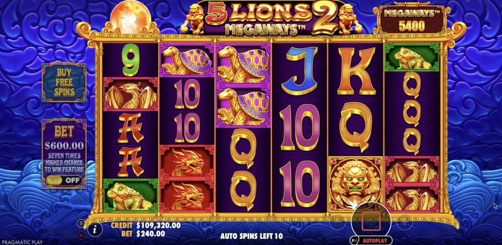 5 Lions Megaways 2