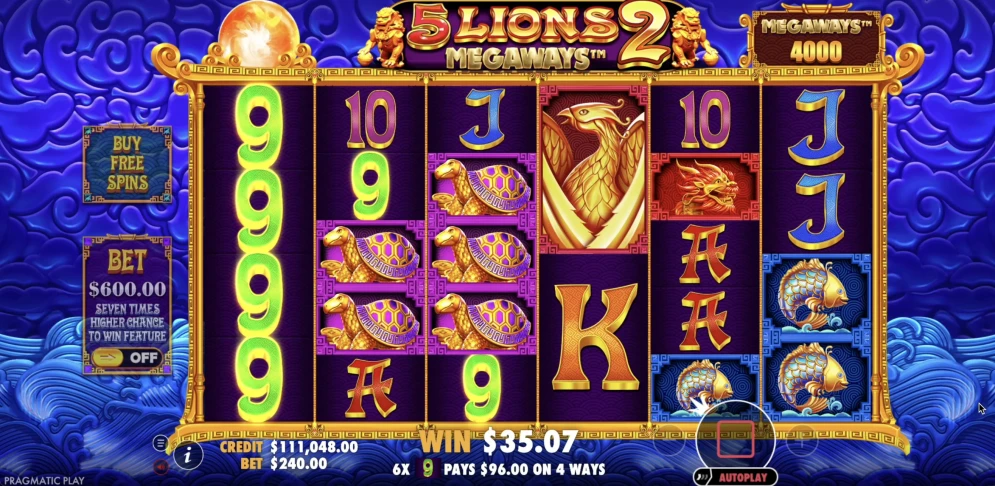5 Lions Megaways 2