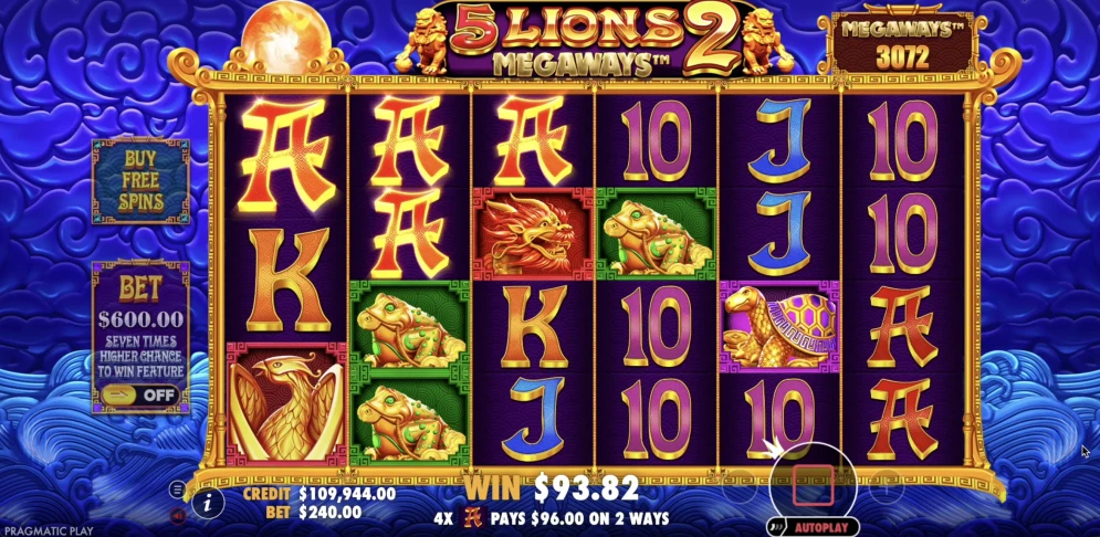 5 Lions Megaways 2